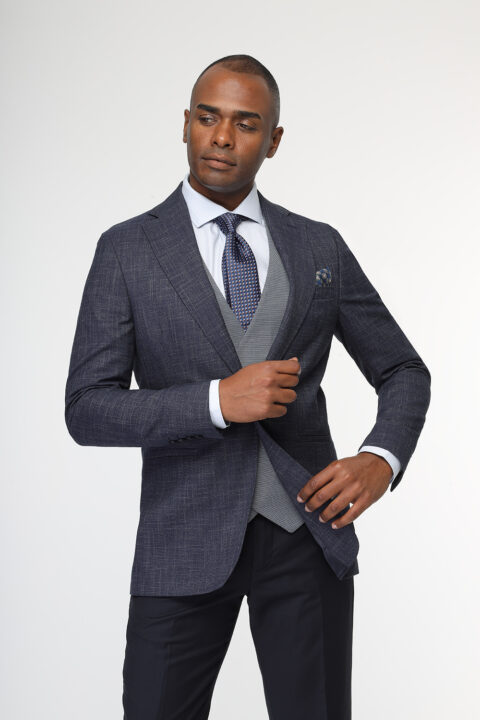 Slim Fit Suit Blue - Image 5