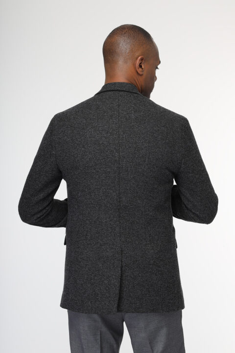 Slim Fit Blazer Dark Gray - Image 4