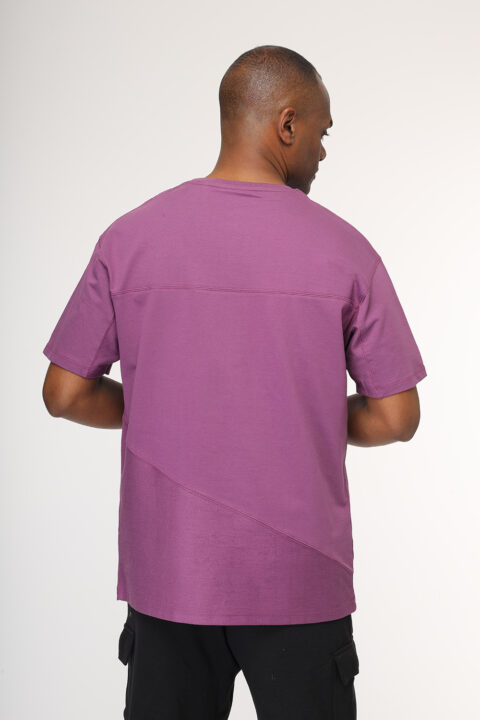 Regular Fit T- Shirt Purple - Image 3