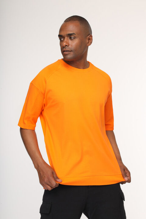 Over Size T- Shirt Orange