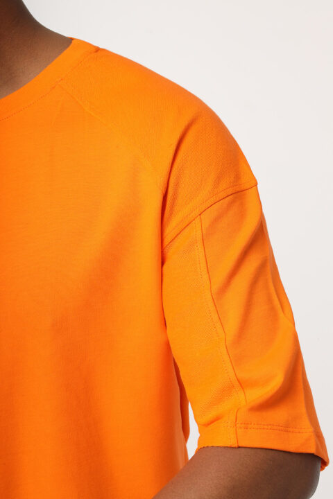 Over Size T- Shirt Orange - Image 5