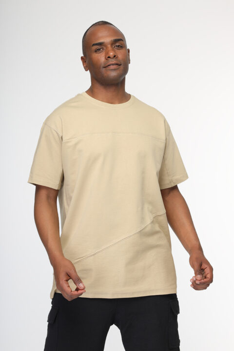 Regular Fit T- Shirt Beige