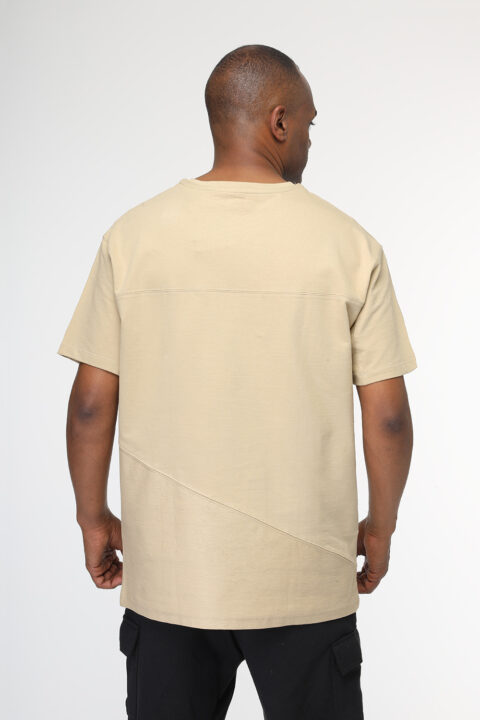 Regular Fit T- Shirt Beige - Image 3