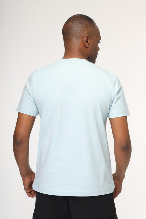 Regular Fit T- Shirt Light Blue - Image 3