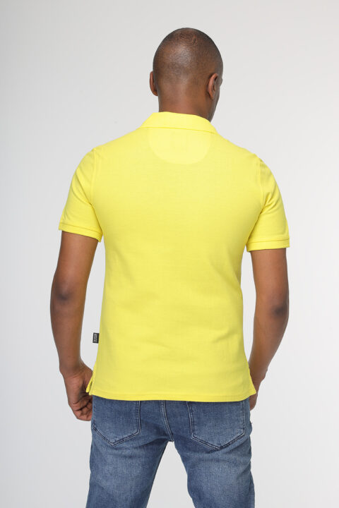 Regular Fit Polo Shirt Yellow - Image 3