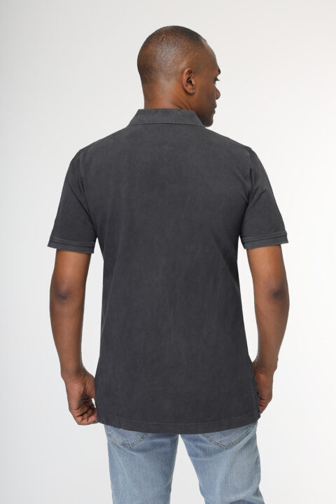 Regular Fit Polo Shirt Dark Gray - Image 3