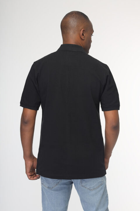 Regular Fit Polo Shirt Black - Image 3