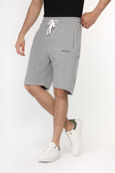 Regular Fit Short Melton Gray - Image 3