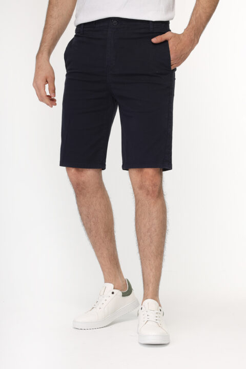 Slim Fit Short Chino Dark Blue - Image 3