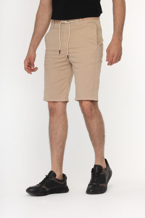 Slim Fit Short Chino Beige - Image 3