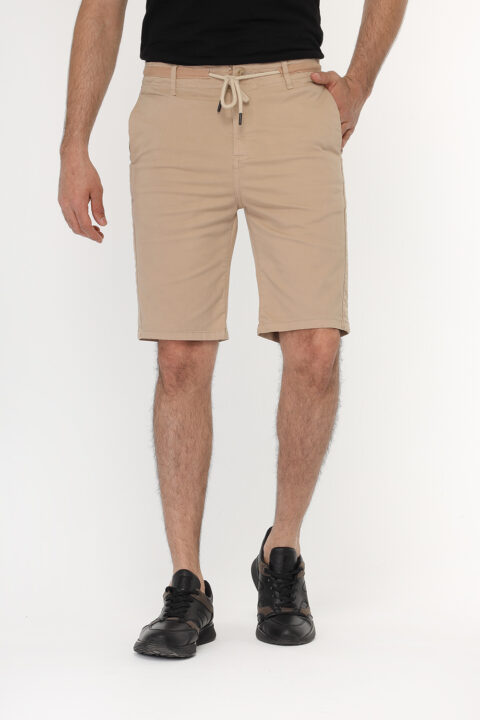 Slim Fit Short Chino Beige