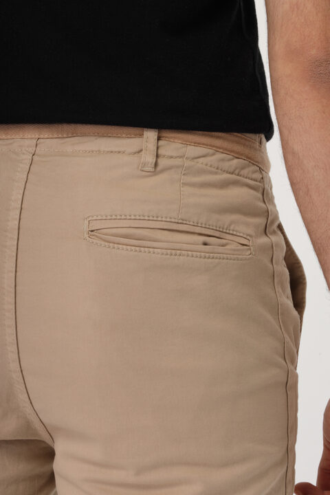 Slim Fit Short Chino Beige - Image 5