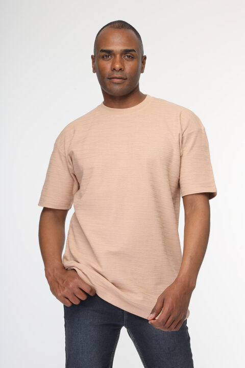 Over Size T- Shirt Beige