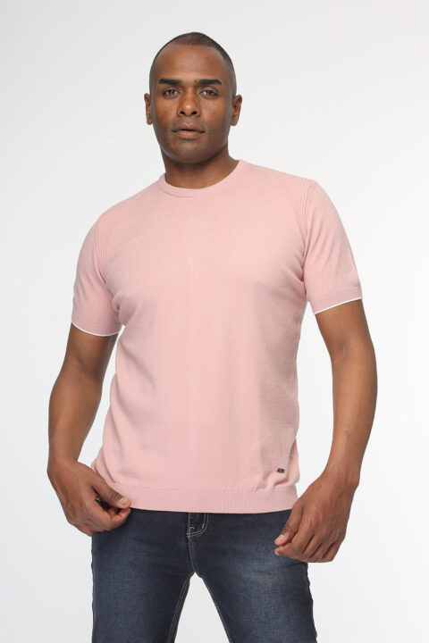 Regular Fit T- Shirt Knitted Rose