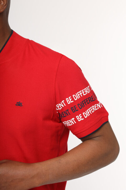 Regular Fit Polo Shirt Red - Image 4