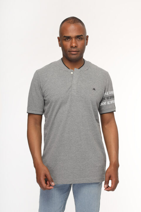 Regular Fit Polo Shirt Gray