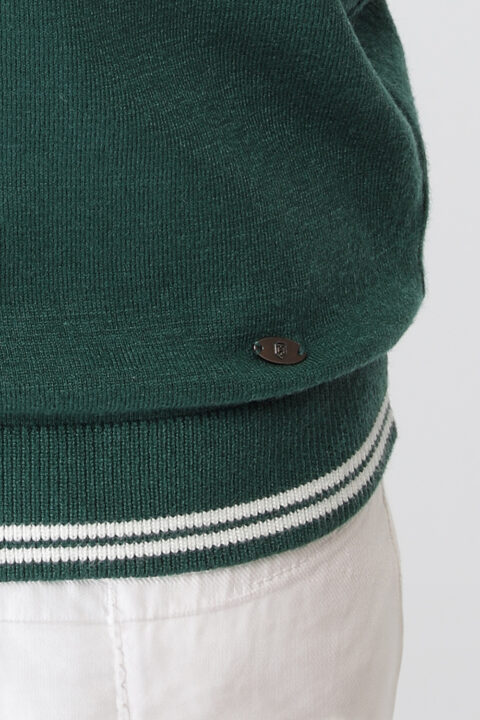 Regular Fit Polo Shirt Knitted Green - Image 5