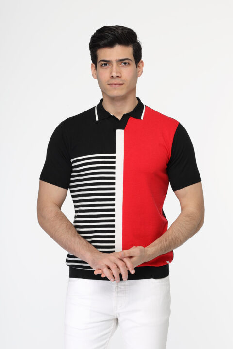 Regular Fit Polo Shirt Knitted Red