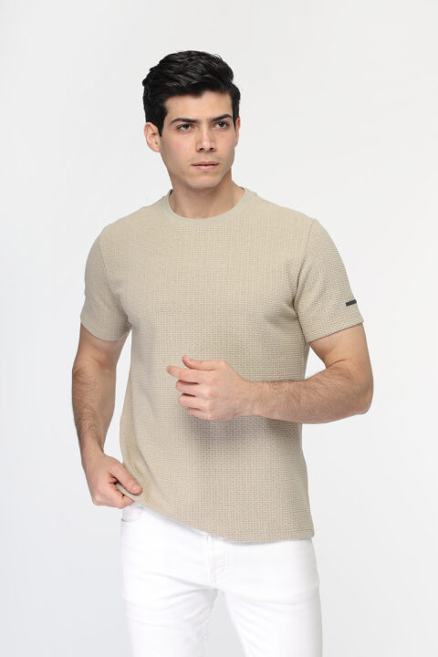 Regular Fit T- Shirt Beige