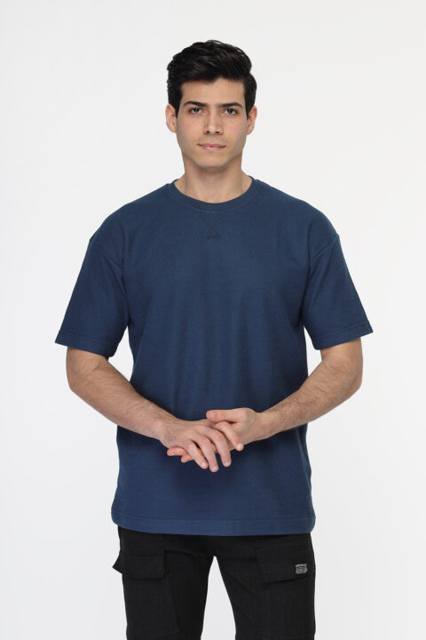 Over Size T- Shirt Blue