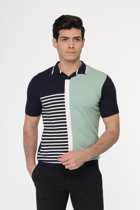 Regular Fit Polo Shirt Knitted Green