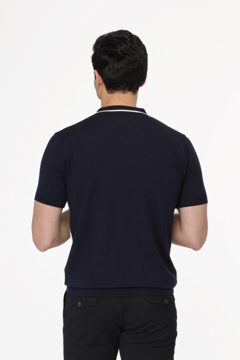 Regular Fit Polo Shirt Knitted Green - Image 3