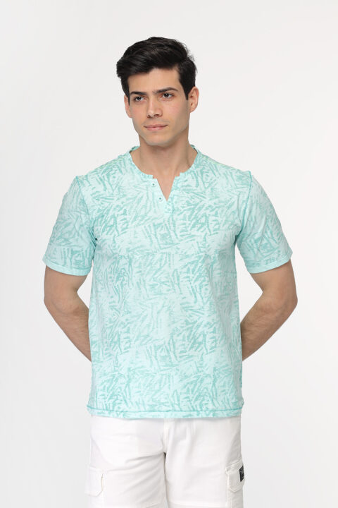 Regular Fit Polo Shirt Light Green - Image 3