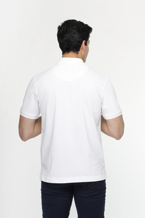 Regular Fit Polo Shirt White - Image 4