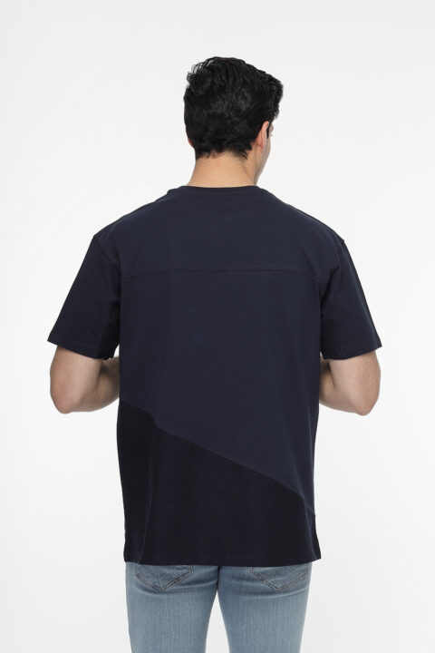 Regular Fit T- Shirt Dark Blue - Image 3