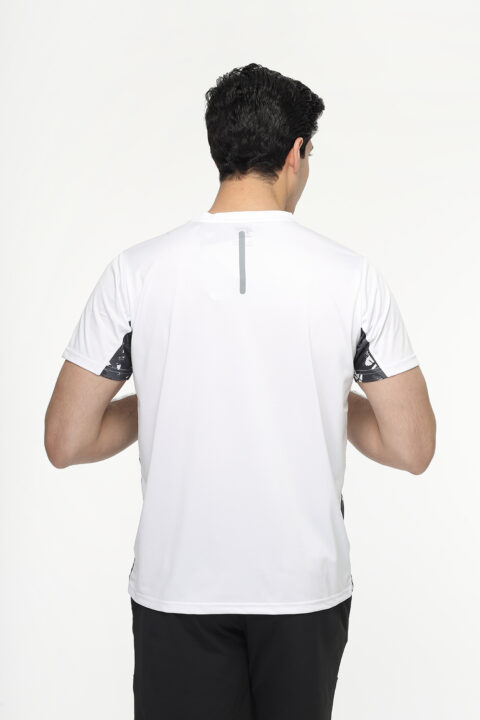 Regular Fit Sports T- Shirt White - Image 3