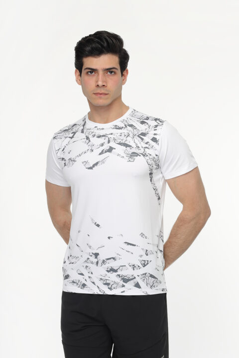 Regular Fit Sports T- Shirt Gray