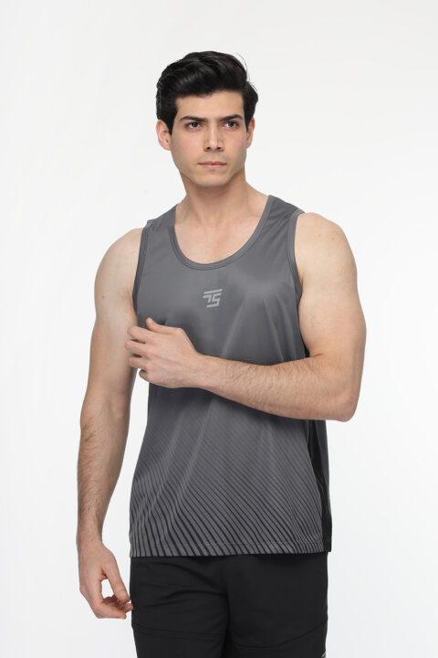 Regular Fit Sports T- Shirt Gray