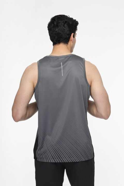 Regular Fit Sports T- Shirt Gray - Image 4