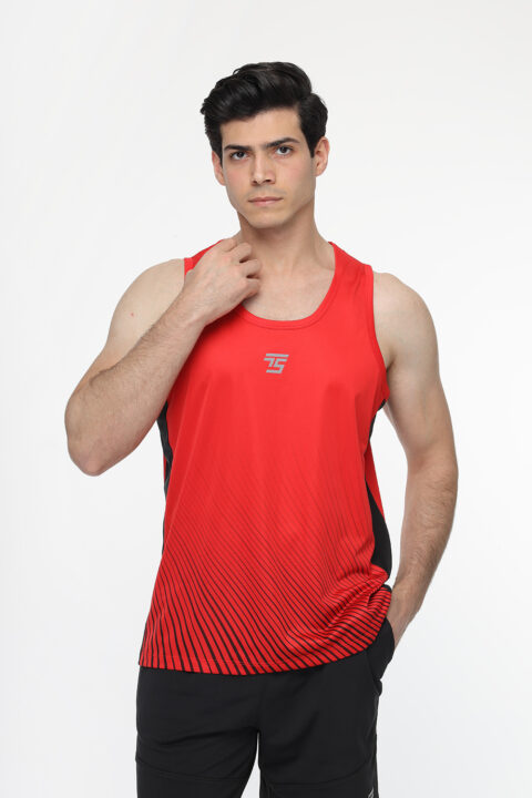 Regular Fit Sports T- Shirt Red