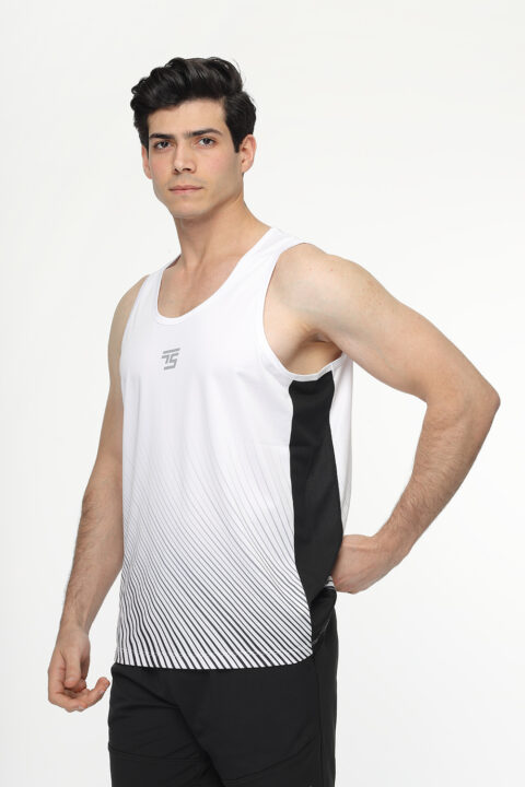 Regular Fit Sports T- Shirt White - Image 3