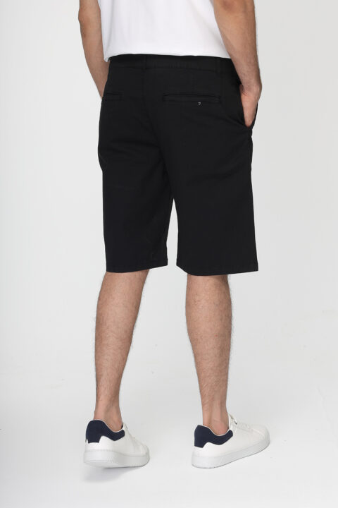 Regular Fit Short Chino Black - Image 4