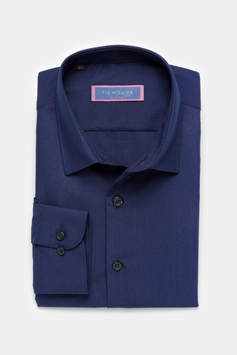 Classic Shirt Slim Fit Dark Blue