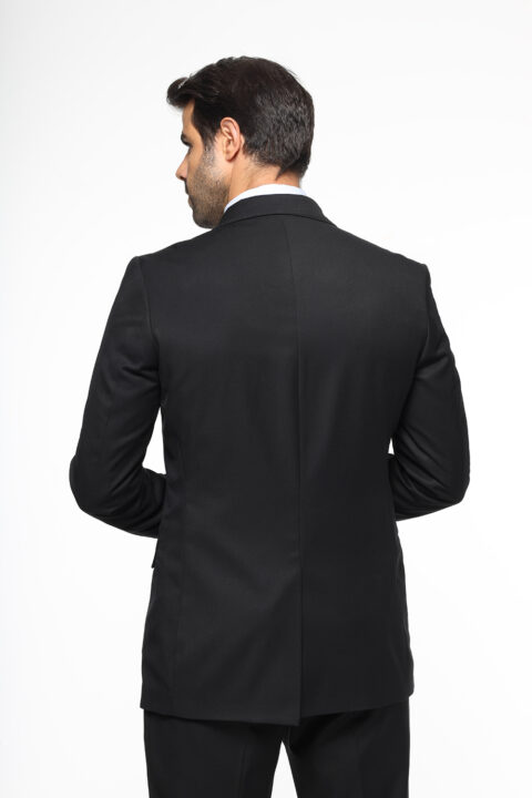 Slim Fit Suit Black - Image 4