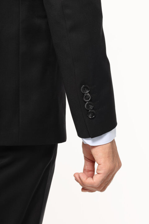 Slim Fit Suit Black - Image 5