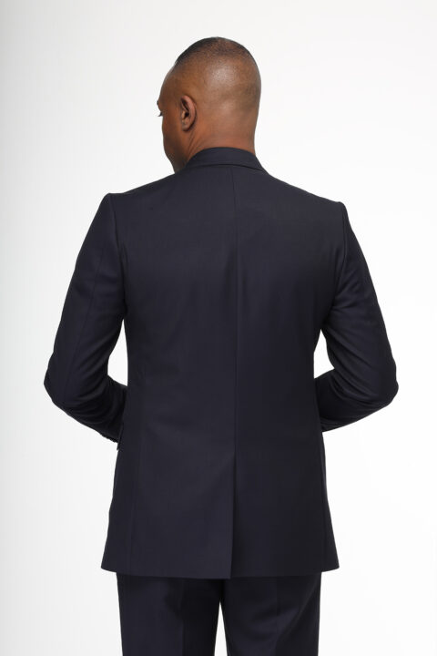 Slim Fit Suit Dark Blue - Image 3