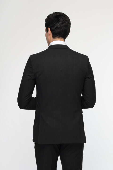 Slim Fit Suit Dark Gray - Image 5