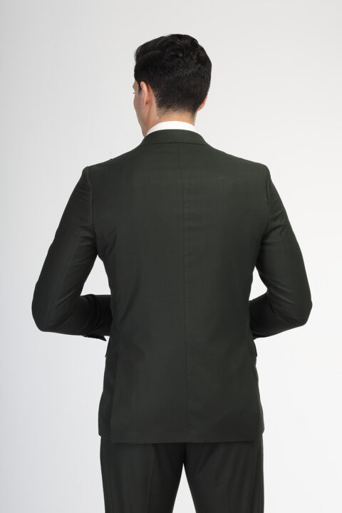 Slim Fit Suit Green - Image 4