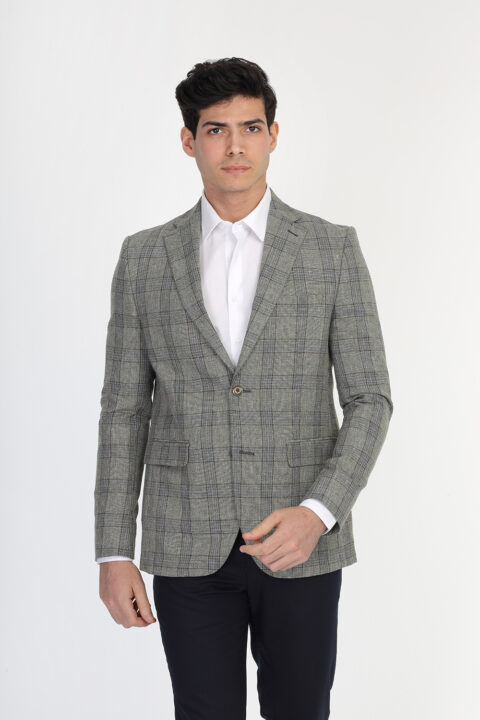 Regular Fit Blazer Green - Image 3