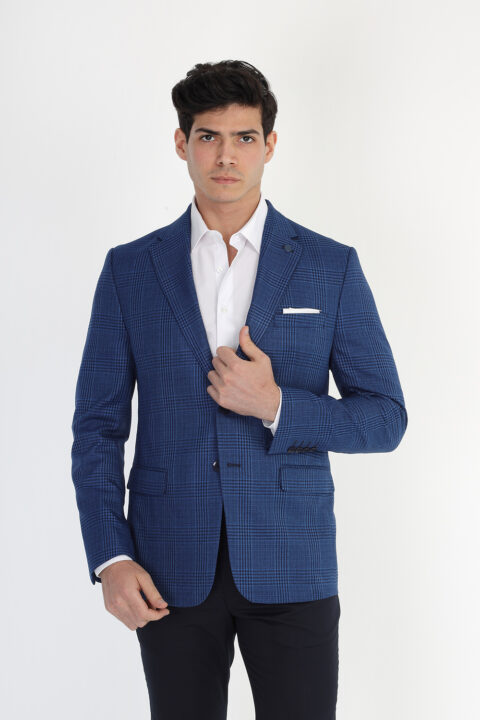 Regular Fit Blazer Dark Blue - Image 3