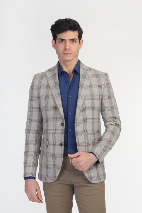 Regular Fit Blazer Beige