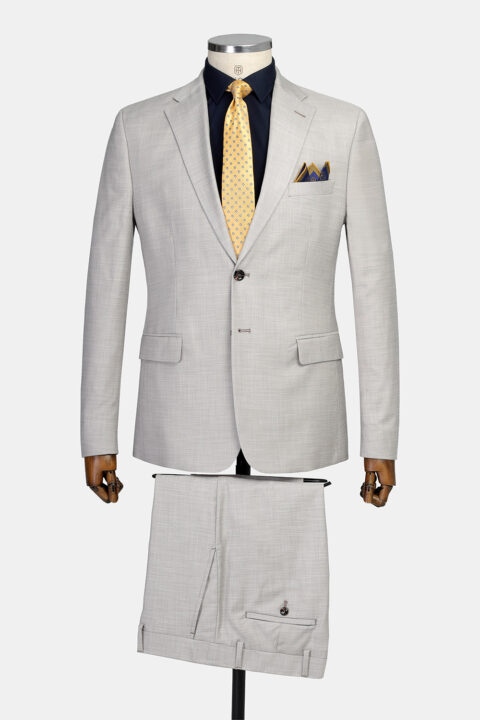 Regular Fit Suit Beige