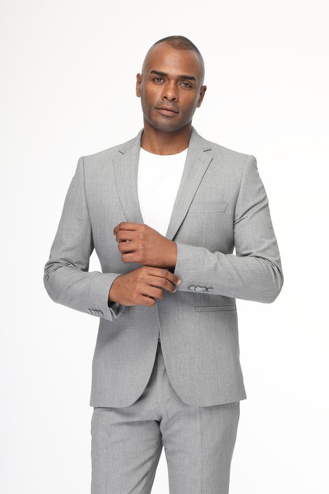 Skinny Fit Suit Gray - Image 4