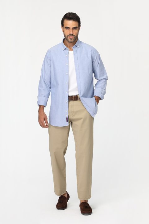 Regular Fit Chino Beige - Image 3