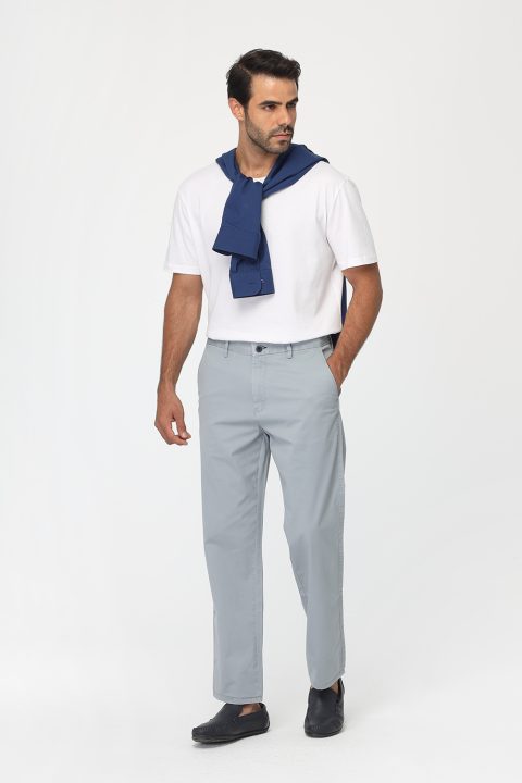 Regular Fit Chino Gray - Image 3