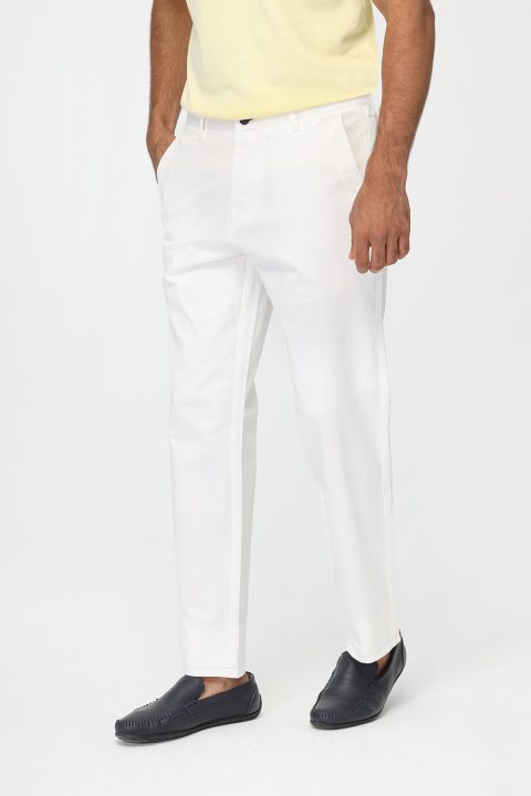 Regular Fit Chino Off White - Image 4